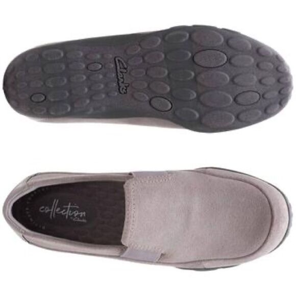 Clarks® Haley Park Grey Suede
Comfort Loafers Size 8 Women’s - Picture 1 of 16